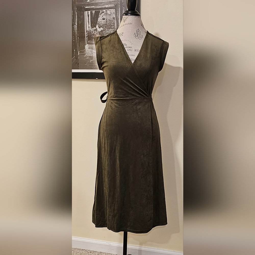 NWT Banana Republic sz 6P green dress - Picture 1 of 14